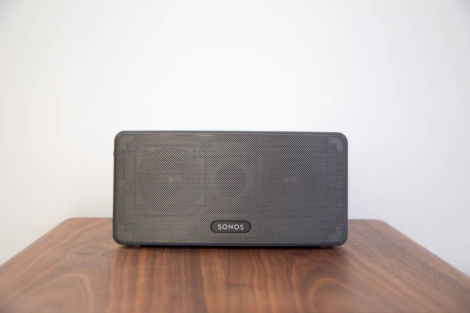 Close-up of voice assistant controls and premium audio design